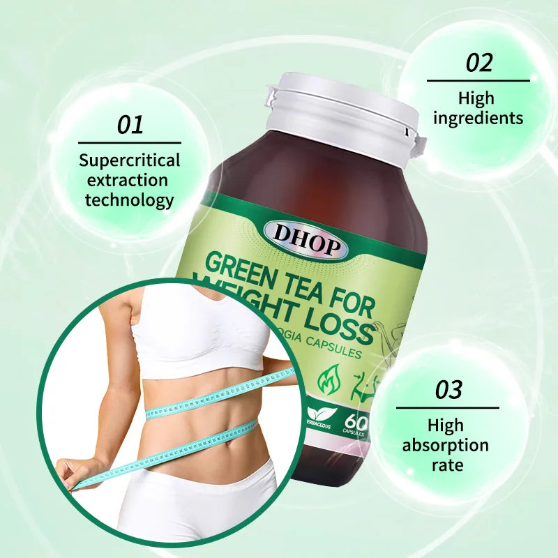 Garcinia Cambogia & Green Tea Slimming Capsules