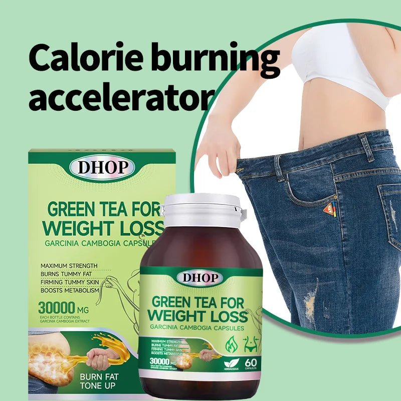 Garcinia Cambogia & Green Tea Slimming Capsules