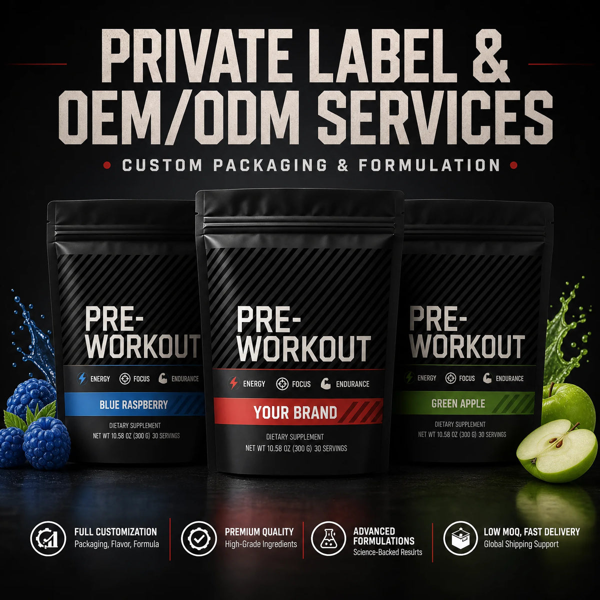 Creatine Pre-Workout Energy Powder
