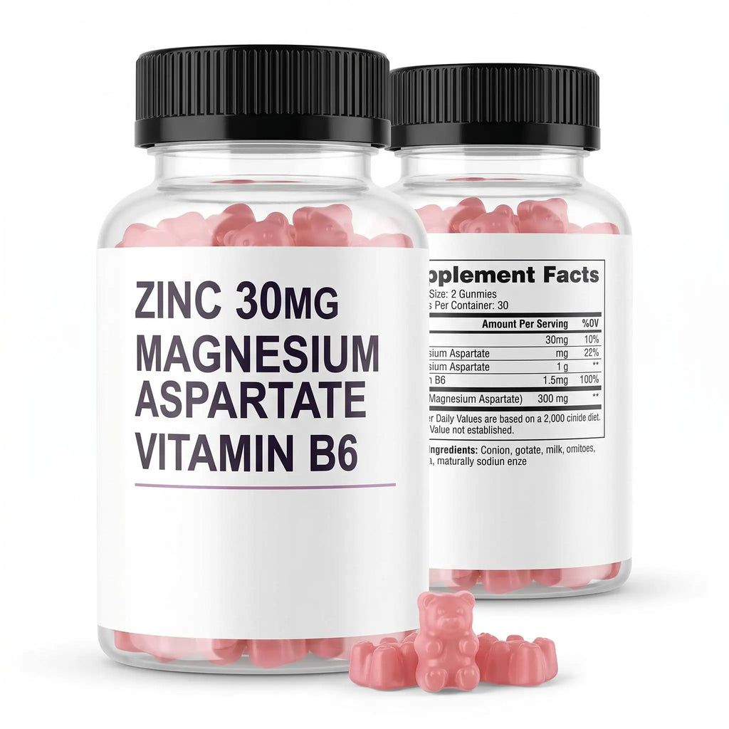 Zinc & Magnesium B6 Energy Gummies (Grape, 60 Count)