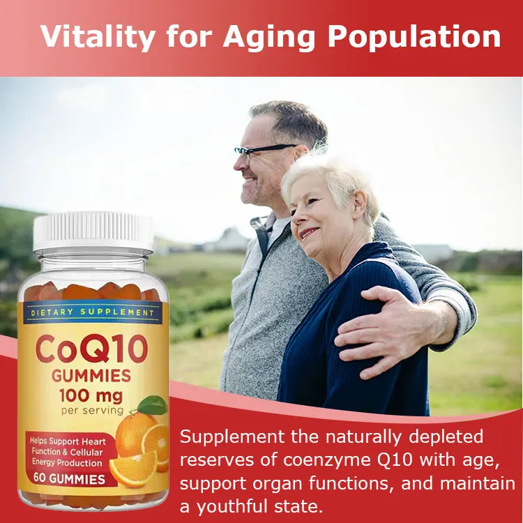 CoQ10 Heart & Cellular Energy Gummies (100mg, 60 Count)