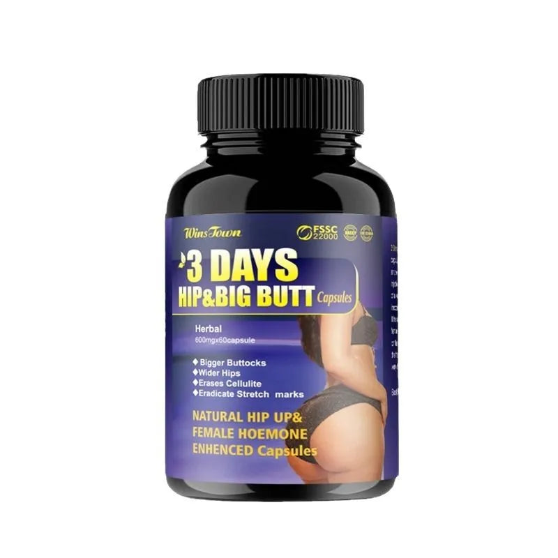 Maca Booty & Hip Enhancer Capsules (60 Count)