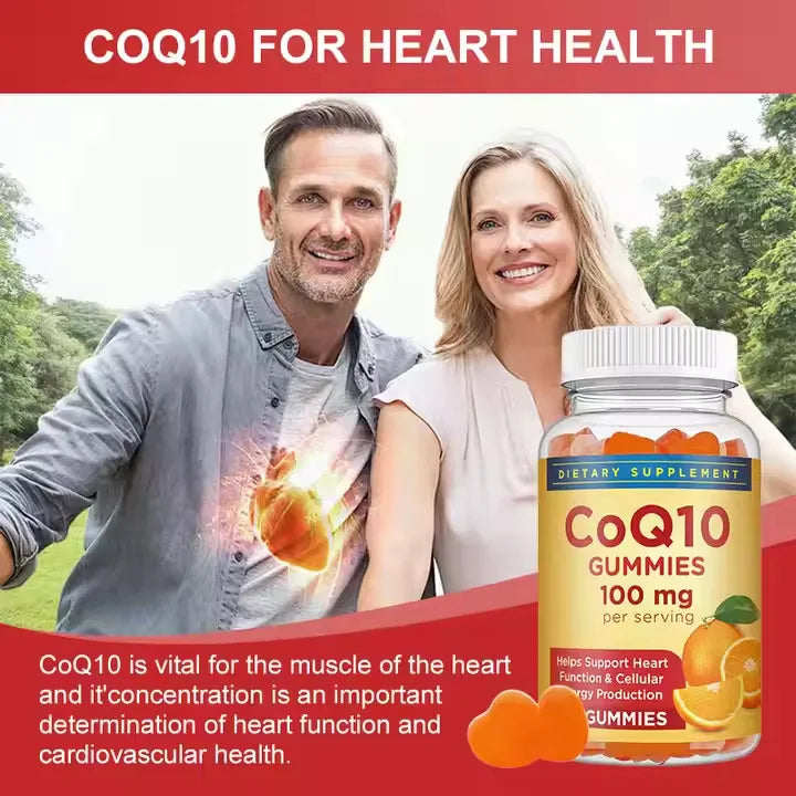 CoQ10 Heart & Cellular Energy Gummies (100mg, 60 Count)