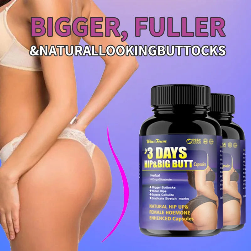 Maca Booty & Hip Enhancer Capsules (60 Count)