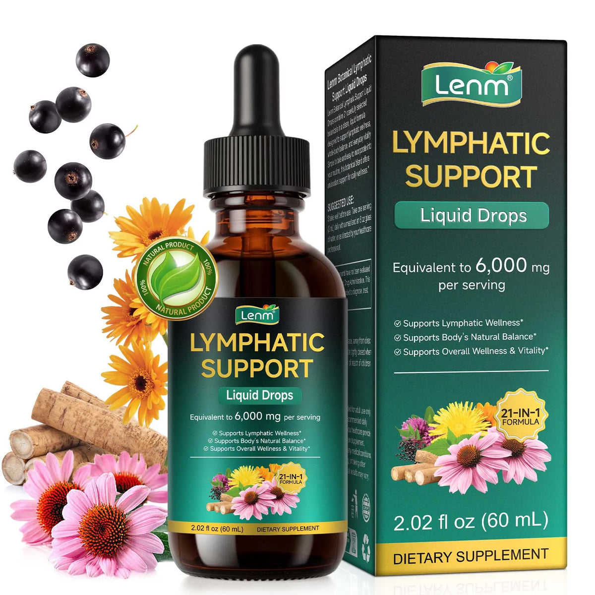 Lymphatic Support Liquid Drops (60ml)