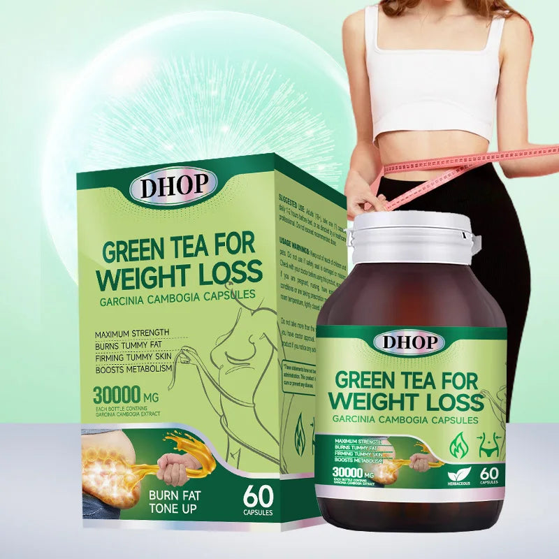 Garcinia Cambogia & Green Tea Slimming Capsules