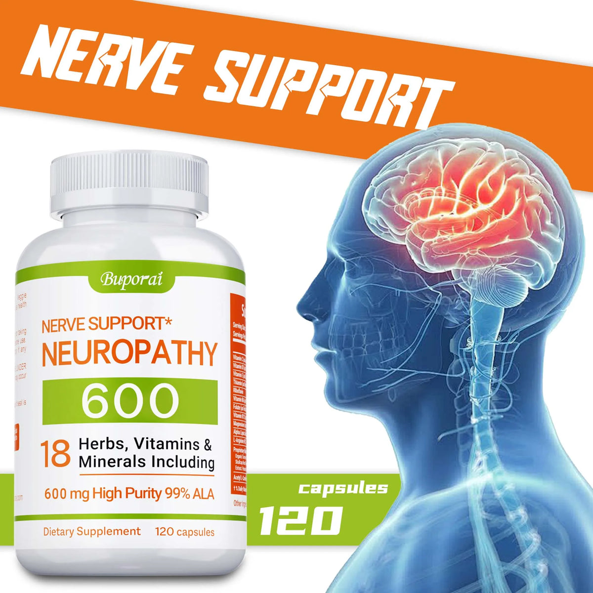 Neuropathy & Nerve Support Supplement