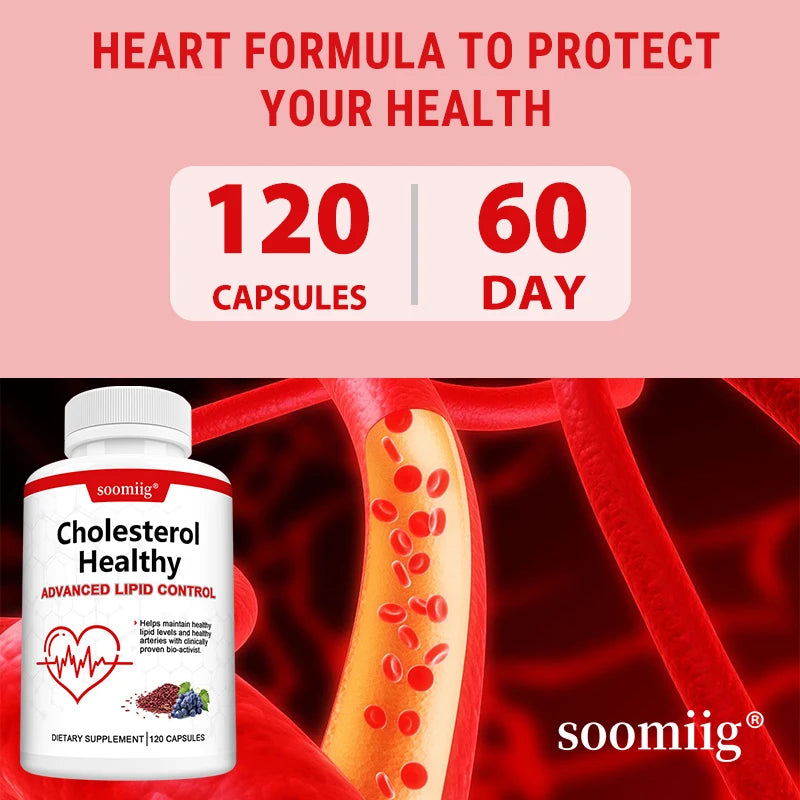 Red Yeast Rice & Grape Seed Cardiovascular Capsules (60 Count)
