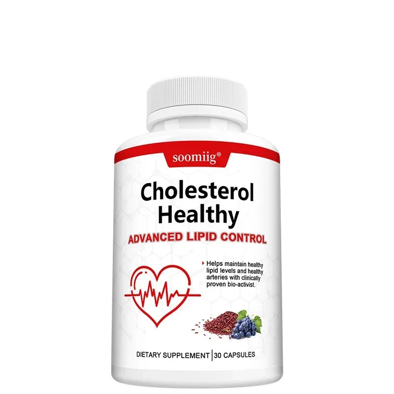 Red Yeast Rice & Grape Seed Cardiovascular Capsules (60 Count)