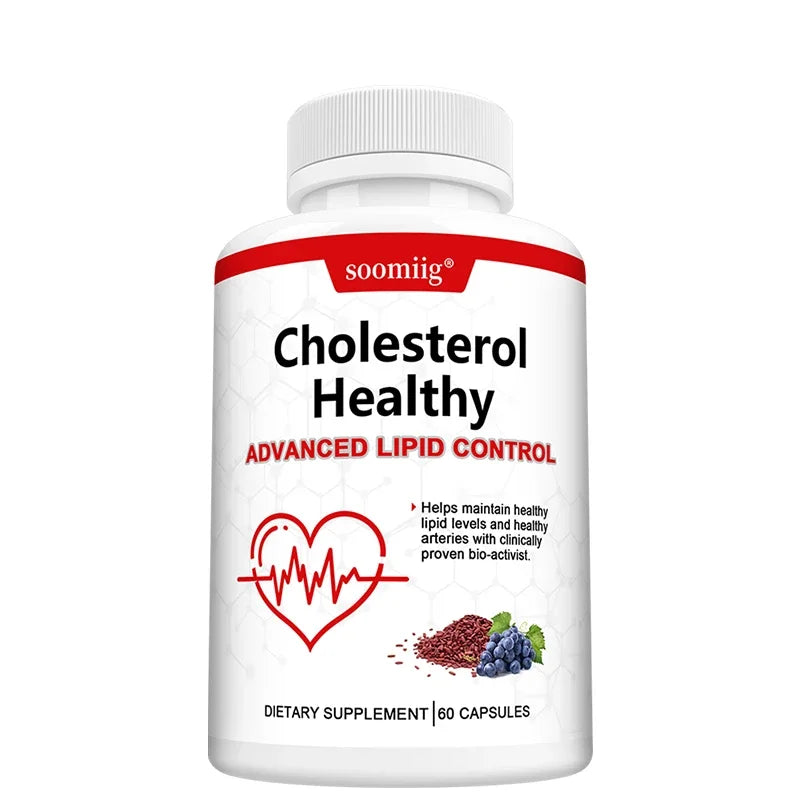 Red Yeast Rice & Grape Seed Cardiovascular Capsules (60 Count)