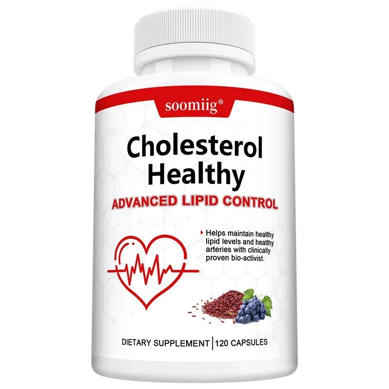 Red Yeast Rice & Grape Seed Cardiovascular Capsules (60 Count)
