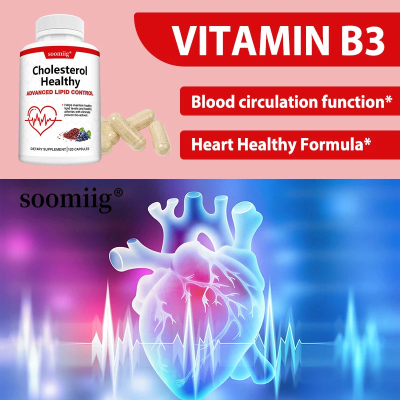 Red Yeast Rice & Grape Seed Cardiovascular Capsules (60 Count)